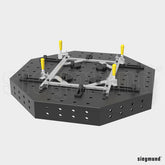 System 22 1,200x150mm (47.25"x5.9") Siegmund Octagonal Welding Table with Plasma Nitration (Item No. 2 - 921222.P) - System 22 Welding Tables by Siegmund - The Flattest, Most Reliable Welding Tables & Fixturing Accessories in the World